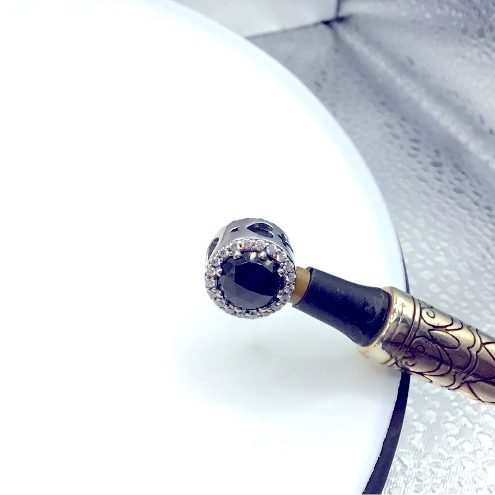 Pandora Disney Evil Mistress Black Magic CZ Stone!